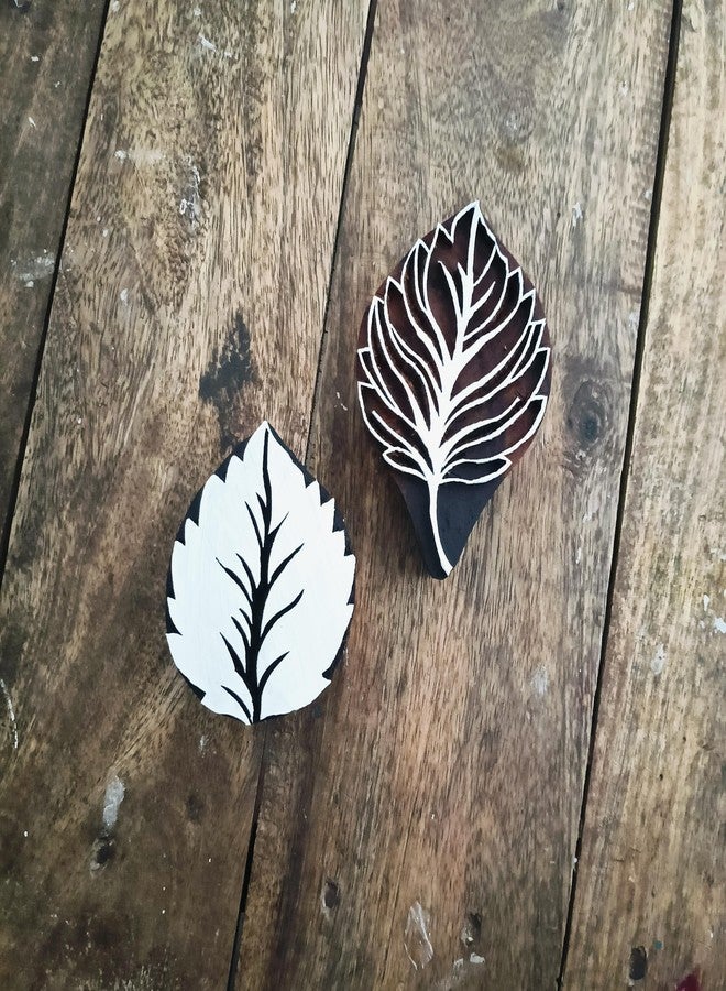 A.blocks Arts ختم طباعة خشبي منحوت يدويًا على شكل سيدة من A.blocks Arts (بني، 4 بوصة) - Image 4